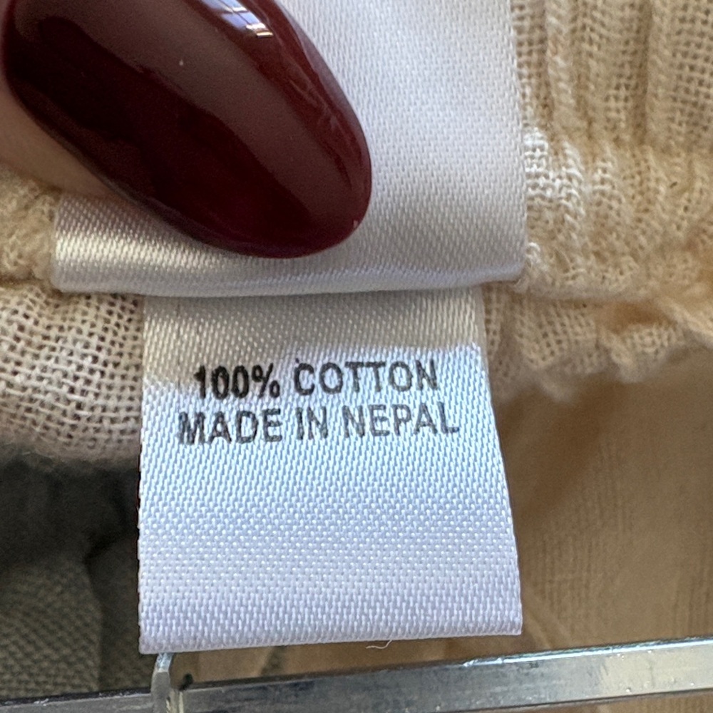 Wide Leg Colorblock Patchwork Pants - Light Blue … - image 7